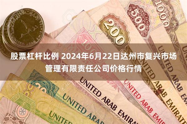 股票杠杆比例 2024年6月22日达州市复兴市场管理有限责任公司价格行情